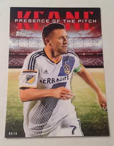 2016 Topps MLS Presence of the Pitch (Red #/10 Made) ROBBIE KEANE LA Galaxy - Picture 1 of 1