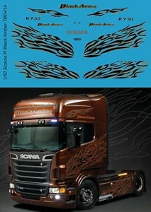 1/50 Decals für Scania R Black Amber TBD414 - Bild 1 von 1