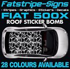 To Fit Fiat 500x Graphics Sticker Bomb Roof Decals Stickers Stripes 1.6 Skull
