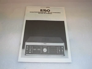 Original Schaltungssammlung/Set of Schematics für Revox B-760 (B760) - Bild 1 von 2