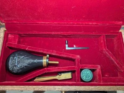 Vintage Oak Presentation Case and accessories  Fits 1860, 1851, and 1861 Colt - Image 1 of 4
