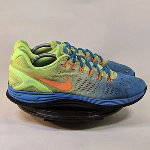 Nike Lunarglide Scarpe Uomo Taglia 12 Blu Verde Arancione Sneakers Running 551861-991 - Foto 1 di 10