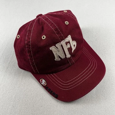 De colección San Francisco 49ers Gorra Gorra Correa Rojo Aguja Americana NFL Fútbol Foto 1 de 4