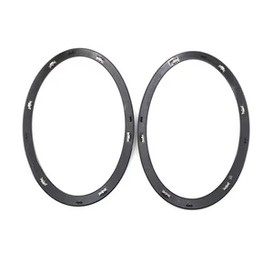 Scheinwerferzierring Links+Rechts für Mini Cooper F55 F56 F57 2014-2021 Schwarz - Bild 1 von 6