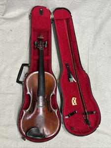 Vintage 1928 Eugen Meinel Markneukirchen Violine - Antonius Stradivarius Reproduktion - Bild 1 von 22