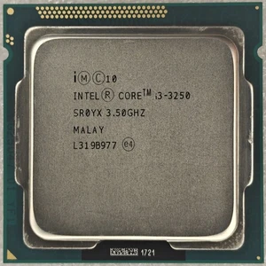 Intel Core i3-3250 SR0YX Dual Core Processor 3.5 GHz, Socket LGA1155, 55W CPU - Picture 1 of 2