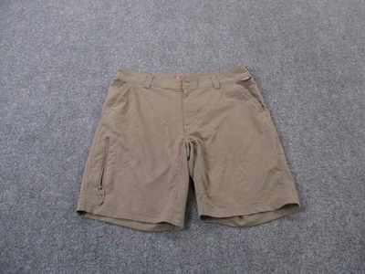 Мужские шорты Simms 32 бежевые для рыбалки гольфа логотип Chino для работы на открытом воздухе походов - Изображение 1 из 4