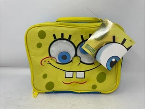 Spongebob Squarepants Lunch Box Morbido Cerniera Fab Starpoint 2012 con etichette - Foto 1 di 10