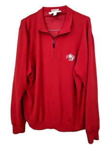 F&G 1/4 Zip Golf Pullover Herren XL GA Cup rot BITTE LESEN - Bild 1 von 8