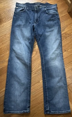 Pantalones de mezclilla Pre-O Decree Flex Bootcut para hombre talla: 43x32 Foto 1 de 4