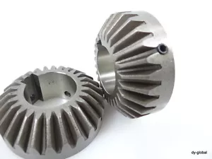 Bevel Gear Used 2EA Outer Diameter 55mm Inner 25mm Ratio 1:1 - Picture 1 of 6