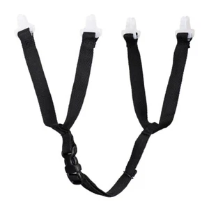 PORTWEST PA11 Chin Strap 4 Work Safe (5 Pack) Y-Style 4 Point Easy Clip On - Picture 1 of 3
