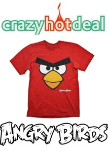 Men`S Maglietta Angry Bird - Figurina - GR.S - Nuovo/Originale - Foto 1 di 2