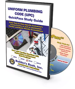 2015 Uniform Plumbing Code Interactive CD-ROM QuickPass Study Guide - Picture 1 of 2