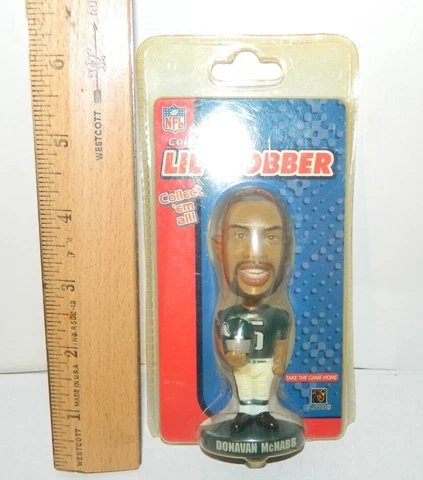 AS is Pack Lil Bobber Donavan Mcnabb Philadelphia Eagles Mini Bobblehead Sealed Cover