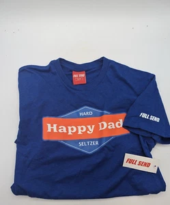 Size SMALL Happy Dad Hard Seltzer Nelk Boys Full Send Shirt UFC - Blue - Picture 1 of 3