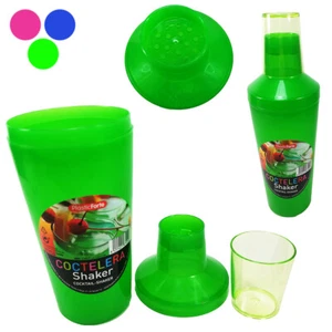 Shaker Cocktail 500 Ml Plastica Miscelatore Mixer Cicchetto Barman Alcool 3233 - Picture 1 of 1