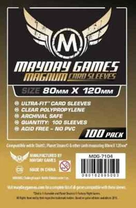 100 x Mayday Games Magnum Clear "Dixit" Card Sleeves (80mm x 120mm)
