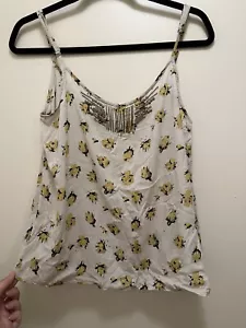 Volcom Flowered Spaghetti Strap Camisole Women’s Size M - Picture 1 of 7