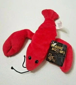  24K Beanie Boppers "garras langosta" 1997 peluche animales efectos especiales - Imagen 1 de 6