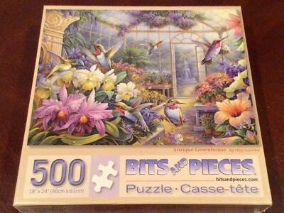 Rompecabezas antiguo invernadero de Oleg Gavrilov 500 piezas brocas y piezas selladas de fábrica Foto 1 de 4