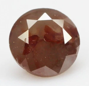 Natural Brilliant cut Diamond, Brownish Grey Color Round Loose Diamond 0.52 CT - Picture 1 of 10