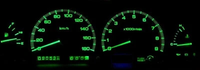 Nuevo kit de bombilla LED verde racimo para Nissan 240sx s13 cupé escotilla 1989-1994 Foto 1 de 2