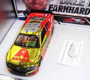 1:24 ACTION 2017 #88 AXALTA 600 START DALE EARNHARDT JR COLOR CHROME AUTOGRAPHED - Picture 1 of 9