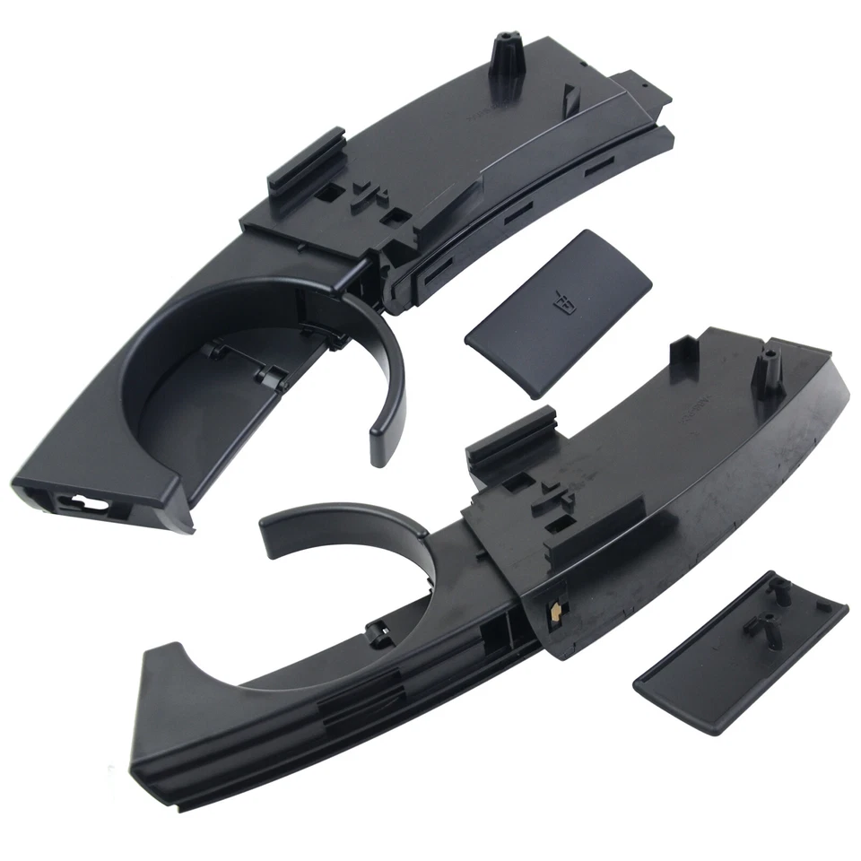 Portavasos negro 2 piezas para BMW Z4 E85 E86 2003-2008 51457070323 51457070324 Foto 1 de 4