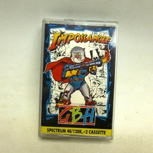 Impossamole Spectrum 48k 128K +2 +3 Cassette Tape Game by GBH inc UK UK P+P - Afbeelding 1 van 8