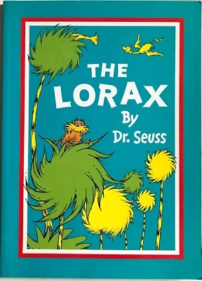 THE LORAX Dr Seuss Cat in Hat Large paperback 2012 1st thus UK Harper Collins - Image 1 of 2
