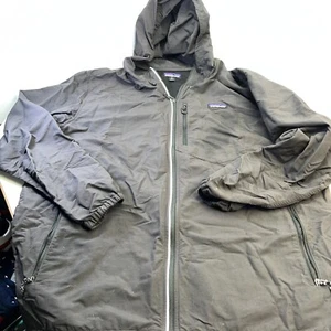 Herren Patagonia leichte Kapuze wasserdichte Regenjacke X Large - Bild 1 von 12
