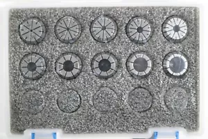 HIROC, 10pc ER25 - INCH - HIGH PRECISION COLLET SET - 3/32" - 5/8" Y008 - Picture 1 of 6