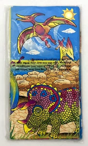 VINTAGE 1990'S Party Bags KIDS DINOSAURS Sealed Set of 12 Lisa Frank? - Picture 1 of 4