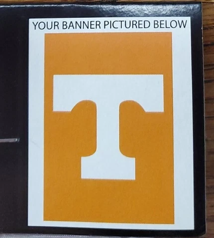 University of Tennessee Volunteers Power T Flag Indoor Outdoor 28"x40" Banner Cover