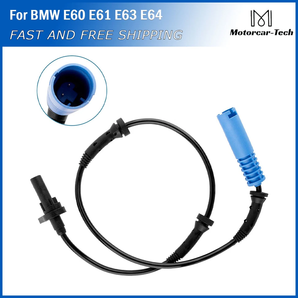 Sensor de velocidad de rueda ABS delantero derecho/izquierdo para BMW E63 E64 E60 34526771702 EE. UU. Foto 1 de 4