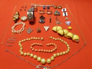 LIQUIDATION 40 PIECE ANTIQUE ART DECO WATCHES JEWELRY + PARTS COLLECTION # 060 - Picture 1 of 17