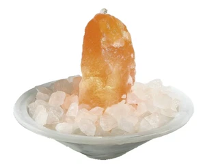 Luft Befeuchter Calcit Brunnen Zimmer Berg Kristall Edelstein Orange - Bild 1 von 10