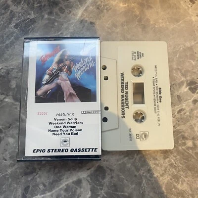 Ted Nugent Weekend Warriors Cassette Tape (US IMPORT) Rare Tape - Image 1 of 3