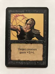 Unholy Strength X (1) Alpha - EX/NM *See Scans* 4RCards - Picture 1 of 2