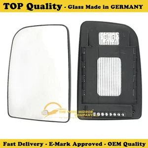 Fits MERCEDES SPRINTER 2006->2011 LHS DOOR MIRROR GLASS SILVER,NON HEATED &BASE - Picture 1 of 4