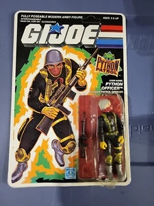 Python Patrol Officer 1989 G.I. Joe Cobra Vintage Original NEU VERSIEGELT Unpunched - Bild 1 von 13