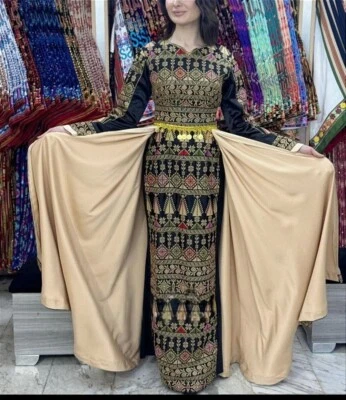 Vestido Personalizado Bordados Reales Bordados Orientales Lujoso Bordado  Foto 1 de 4