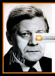 Autogramm Politik | SPD | Helmut SCHMIDT | 1980er Foto (Portrait SW) 1 - Bild 1 von 1