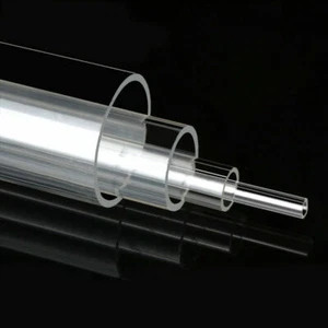 5pcs Clear Plastic Acrylic Craft Hobby Tube 8~20mm x 250mm Hollow Pipe DIY Model - Picture 1 of 5