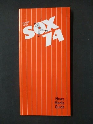 De colección 1974 Chicago White Sox Prensa Radio/TV Media Guide Goose Gossage 1839 Foto 1 de 2