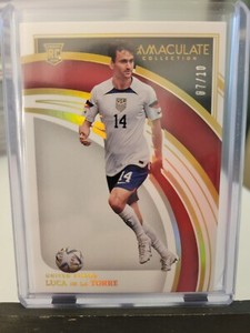 Luca De La Torre Rookie Gold 7/10 2022-23 Panini Immaculate Soccer