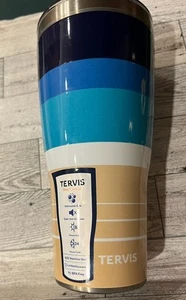 Tervis Tumbler " Beach Scape" Traveler Tumbler Becher 30 Oz. Edelstahl NEU - Bild 1 von 8