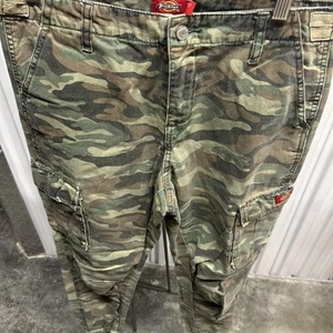Dickies Girl Camo Cargo Jogger Pants Size 7 | Style J108BCM | 100% Cotton - Picture 1 of 15