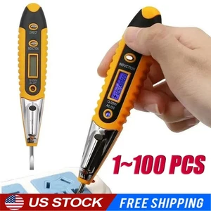 Voltage Electric Tester Volt Detector Test Pen AC DC Non-Contact Sensor 12-1000V - Picture 1 of 16